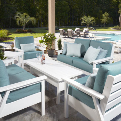 Table basse extérieure en plastique recyclé - Tofino DST287