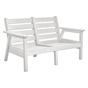 Causeuse extérieure en plastique recyclé - Tofino DSF282