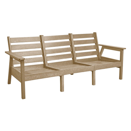 Sofa extérieur en plastique recyclé - Tofino DSF283