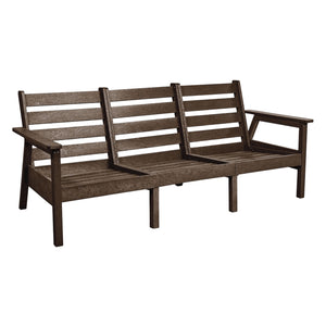 Sofa extérieur en plastique recyclé - Tofino DSF283