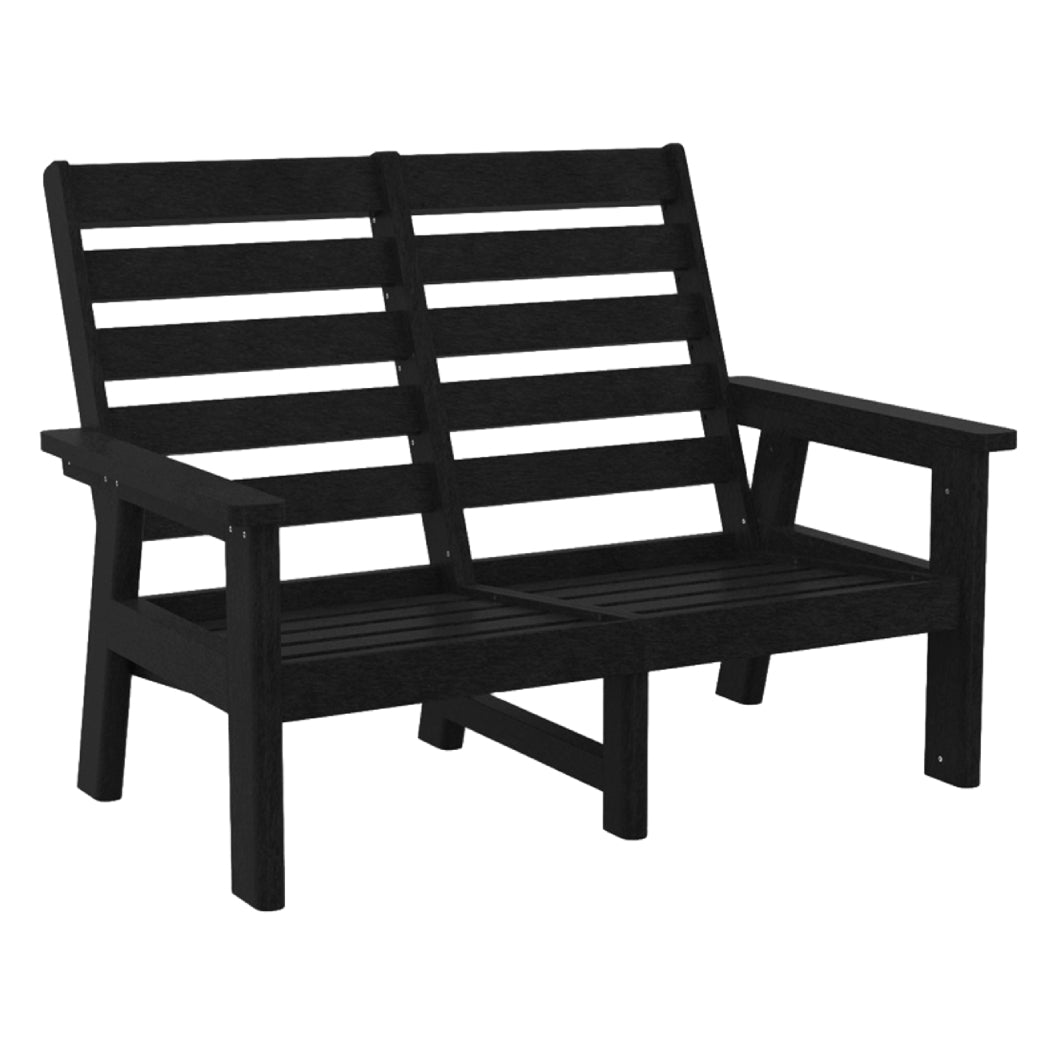 Causeuse extérieure en plastique recyclé - Charleston DSF292