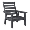 Fauteuil extérieur en plastique recyclé - Charleston DSF291