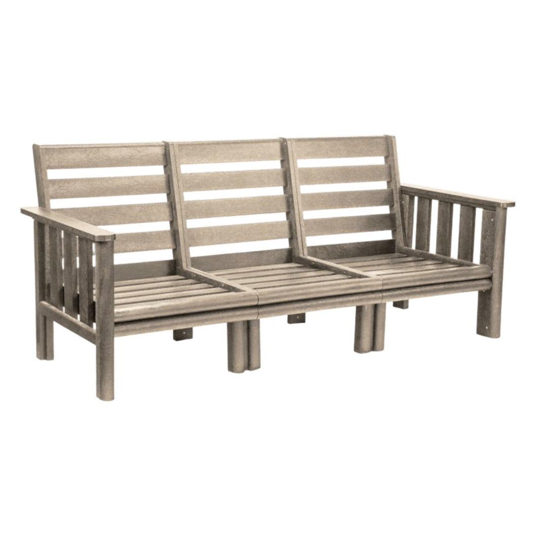 Sofa extérieur en plastique recyclé - Stratford DSF263