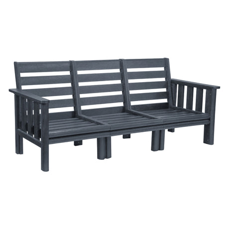 Sofa extérieur en plastique recyclé - Stratford DSF263