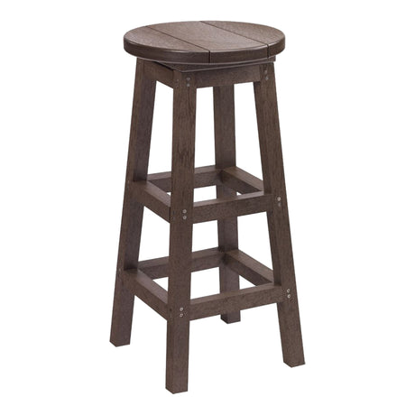 Tabouret de bar extérieur en plastique recyclé - C21