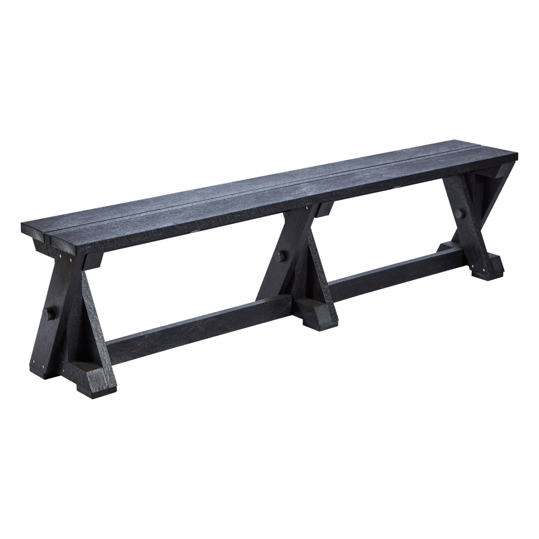 Banc extérieur en plastique recyclé - Harvest B201