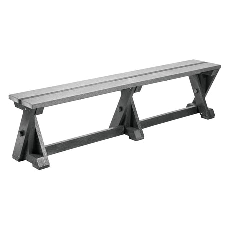 Banc extérieur en plastique recyclé - Harvest B201