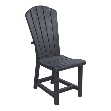 Chaise de salle à manger extérieure en plastique recyclé - Addy C11