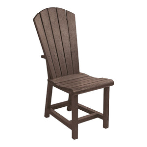 Chaise de salle à manger extérieure en plastique recyclé - Addy C11