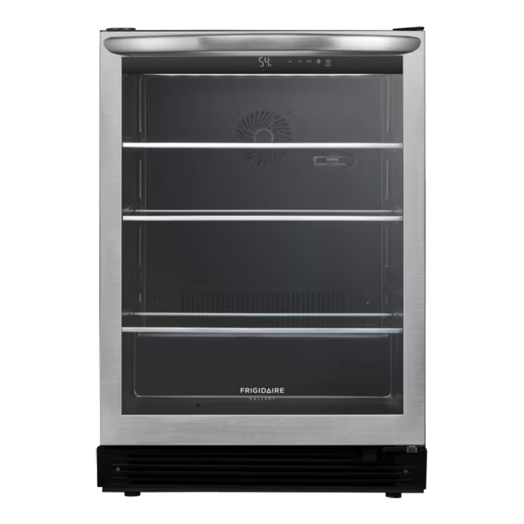 Centre de breuvages 24 po, 185 cannettes Inox - 1 zone