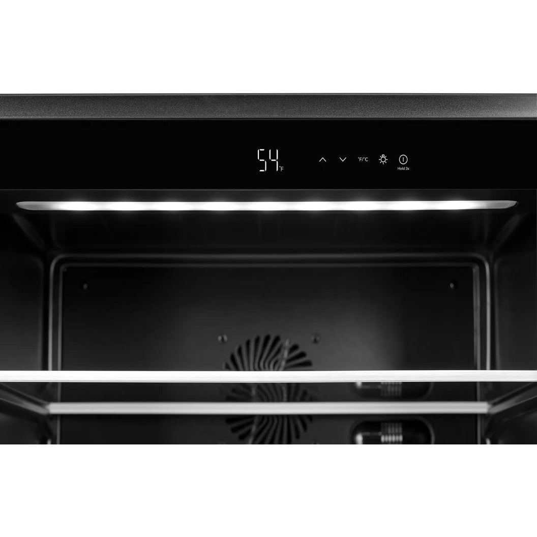 Centre de breuvages 24 po, 185 cannettes Inox - 1 zone