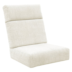 Ensemble de coussins à dossier haut d'extérieur en tissu Sunbrella - Deep Seating DSH21