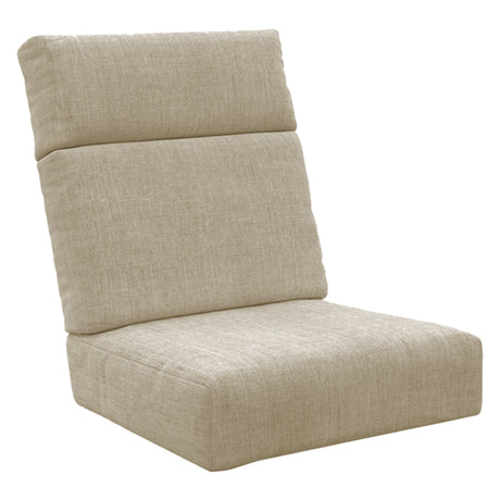 Ensemble de coussins à dossier haut d'extérieur en tissu Sunbrella - Deep Seating DSH21