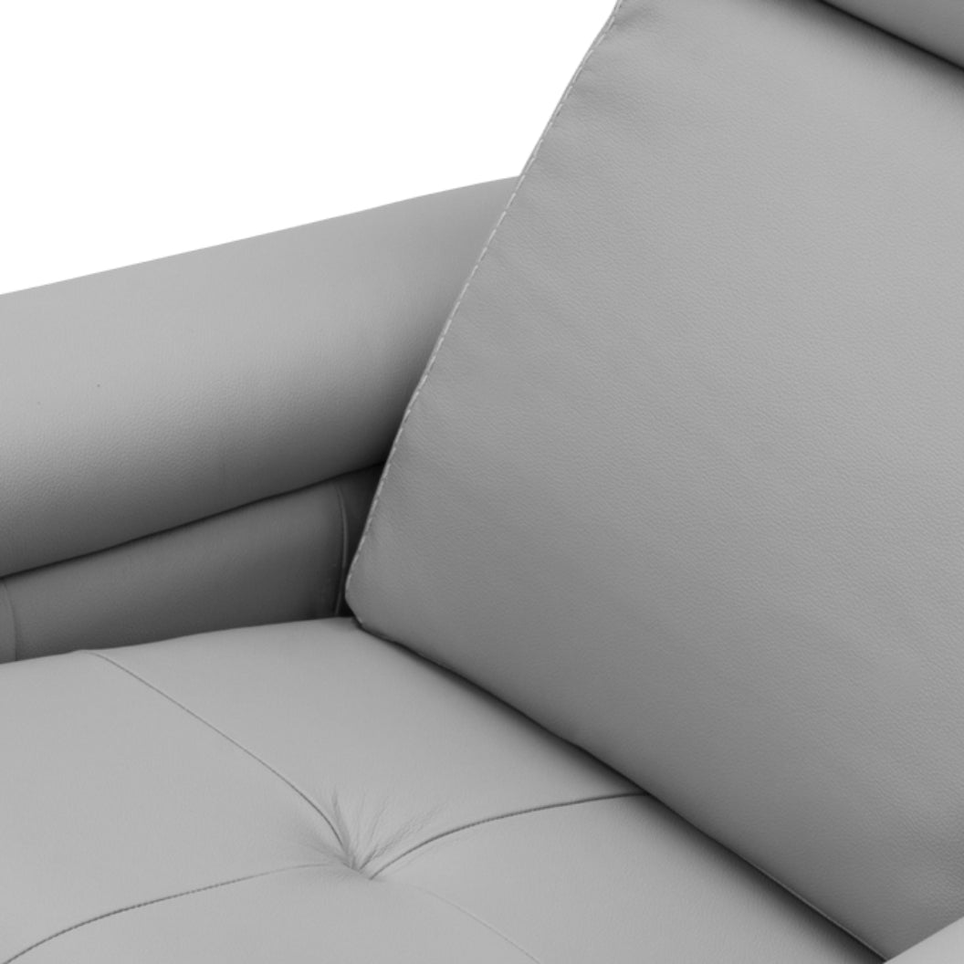 Fauteuil berçant, pivotant et motorisé en cuir - London