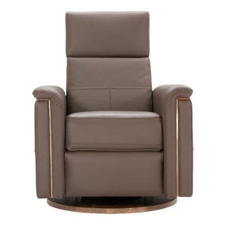 Fauteuil berçant, pivotant et motorisé en cuir - Melbourne