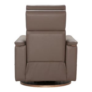 Fauteuil berçant, pivotant et motorisé en cuir - Melbourne