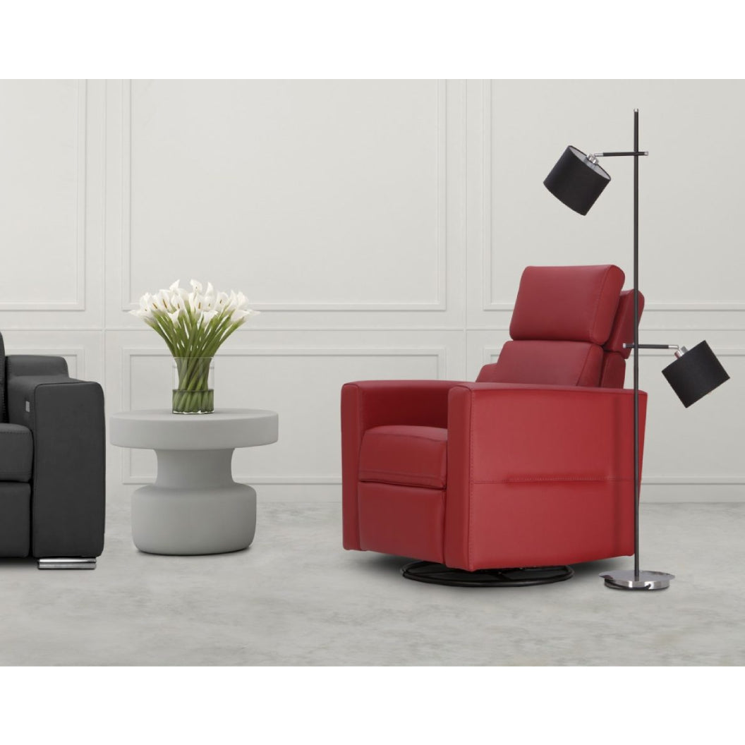 Fauteuil berçant, pivotant et motorisé en cuir - Portofino