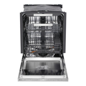 Lave-vaisselle encastrable 24 po, 46 dBA 3 paniers avec QuadWash™ Pro et nettoyage à la vapeur