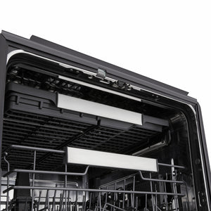 Lave-vaisselle encastrable 24 po, 46 dBA 3 paniers avec QuadWash™ Pro et nettoyage à la vapeur
