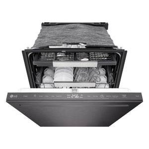 Lave-vaisselle encastrable 24 po, 46 dBA 3 paniers avec QuadWash™ Pro et nettoyage à la vapeur