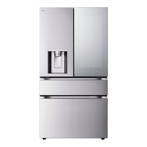Réfrigérateur porte française 36 po, 29 pi³ 4 portes Inox avec InstaView, MyColor et Mini Craft Ice