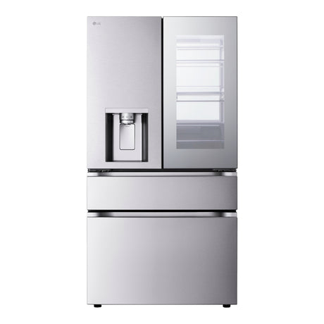 Réfrigérateur porte française 36 po, 29 pi³ 4 portes Inox avec InstaView, MyColor et Mini Craft Ice
