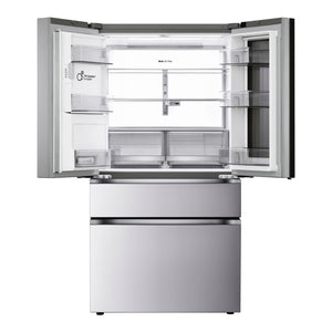 Réfrigérateur porte française 36 po, 29 pi³ 4 portes Inox avec InstaView, MyColor et Mini Craft Ice