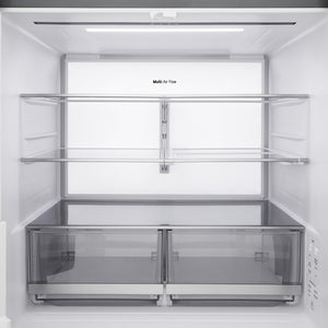 Réfrigérateur porte française 36 po, 29 pi³ 4 portes Inox avec InstaView, MyColor et Mini Craft Ice