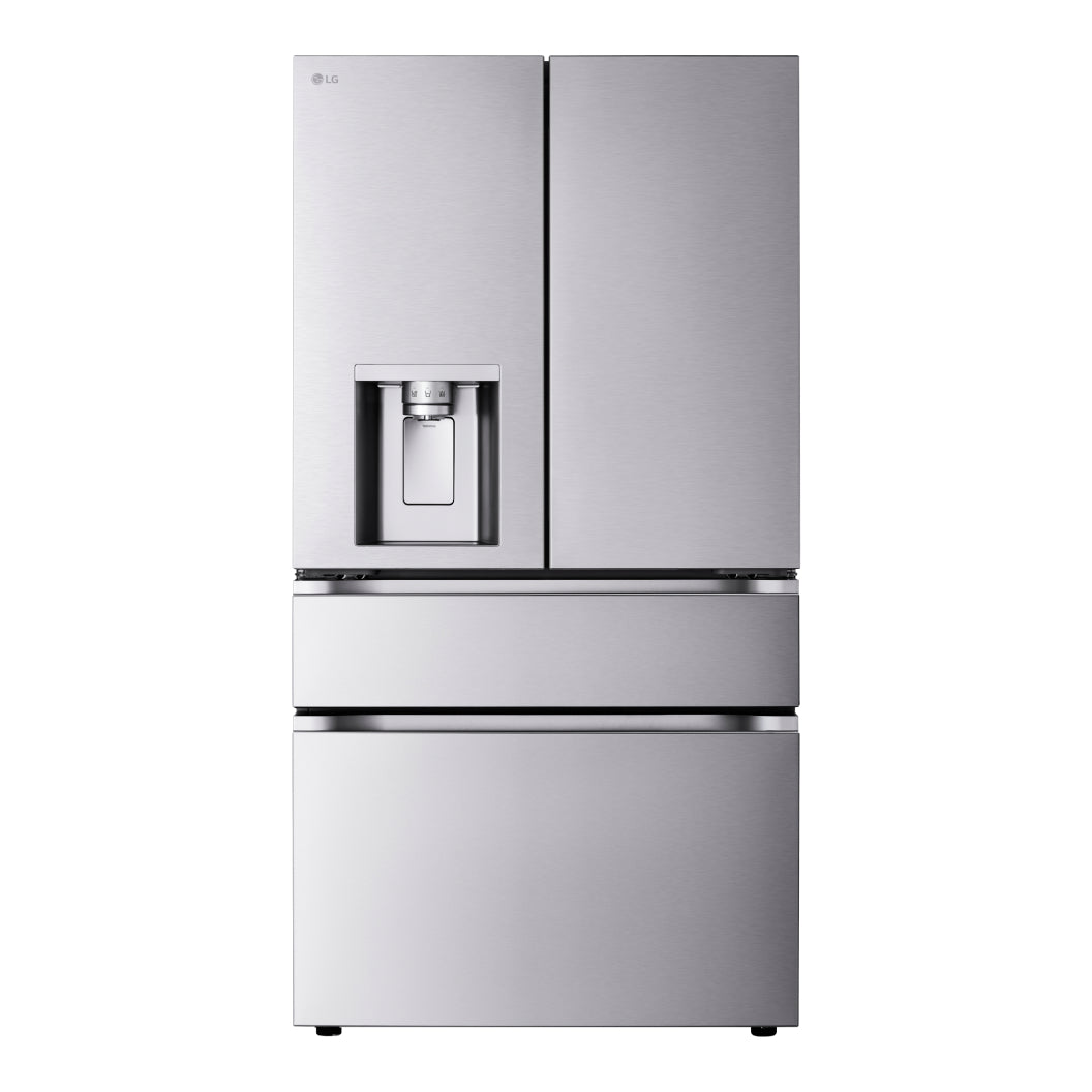 Réfrigérateur porte française 36 po, 29 pi³ 4 portes Inox avec distributeur d'eau/glacons, Mini Craft Ice et Wi-Fi