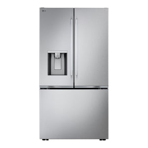 Réfrigérateur porte française à profondeur comptoir MAX™ 36 po, 23,7 pi³ 3 portes Inox avec Wi-Fi