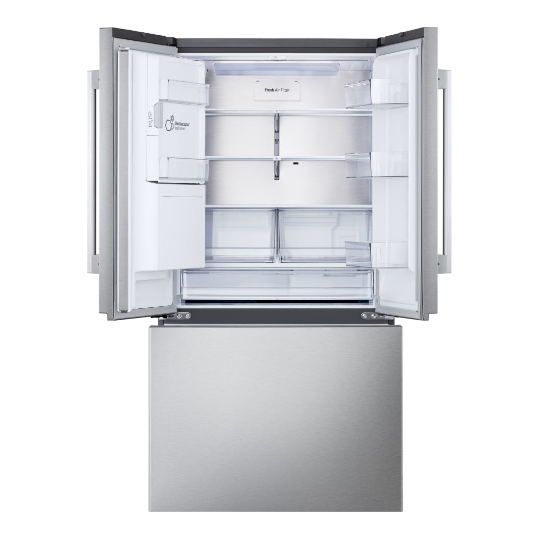 Réfrigérateur porte française à profondeur comptoir MAX™ 36 po, 23,7 pi³ 3 portes Inox avec Wi-Fi