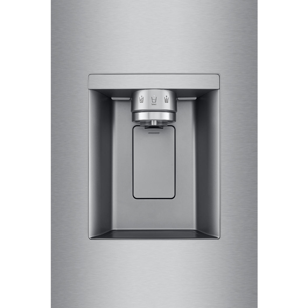 Réfrigérateur porte française à profondeur comptoir MAX™ 36 po, 23,7 pi³ 3 portes Inox avec Wi-Fi