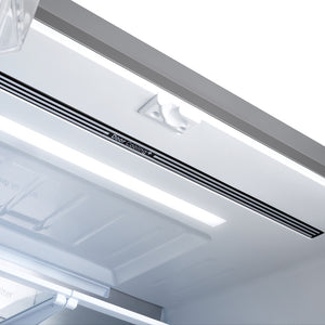Réfrigérateur porte française à profondeur comptoir MAX™ 36 po, 23,7 pi³ 3 portes Inox avec Wi-Fi
