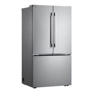 Réfrigérateur porte française à profondeur comptoir 36 po, 25 pi³ 3 portes Inox avec distributeur d'eau et Wi-Fi