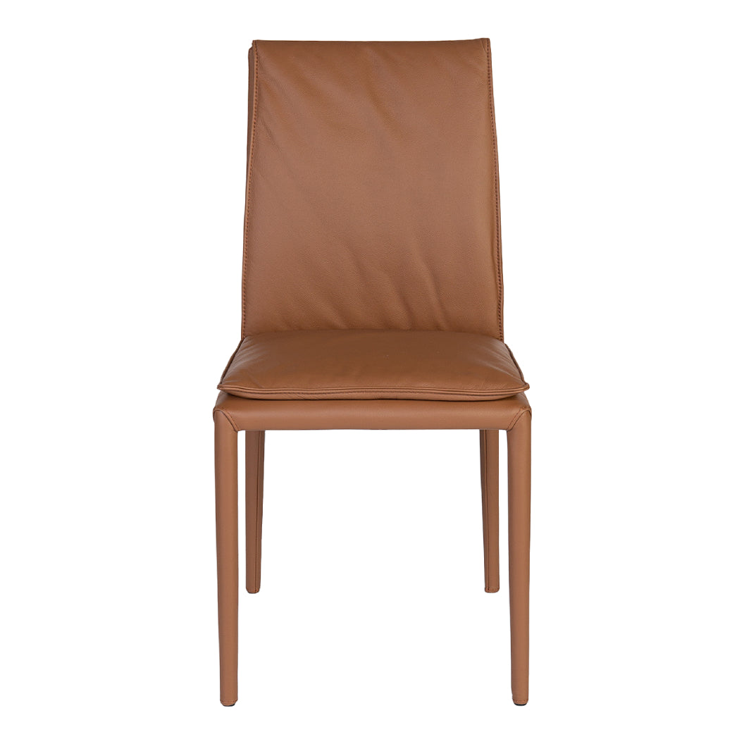 Chaise de salle à manger en cuir - Naomi