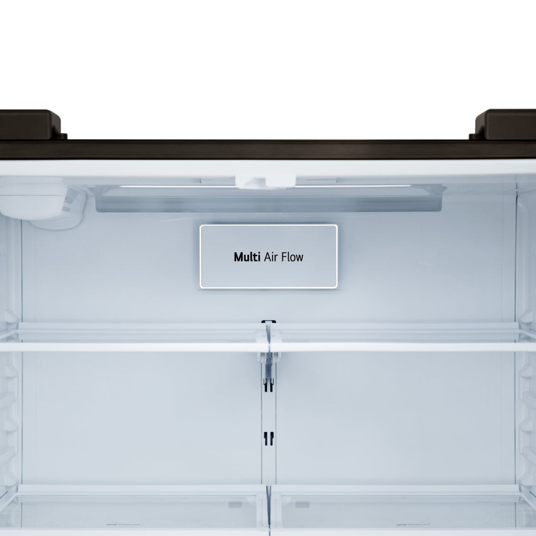 Réfrigérateur à portes françaises 33 po, 24,5 pi³ Inox noir avec Distributeur d'eau et Machine à glaçons double
