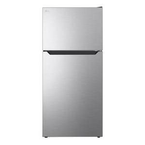 Réfrigérateur à congélateur supérieur 30 po, 18 pi³ Inox - Prêt pour le garage