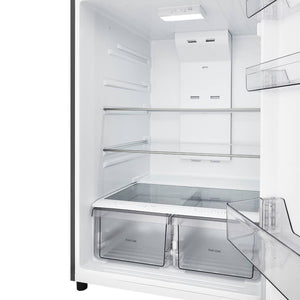 Réfrigérateur à congélateur supérieur 30 po, 18 pi³ Inox - Prêt pour le garage