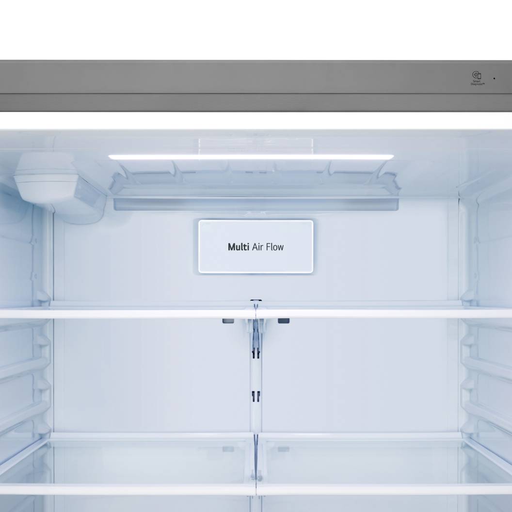 Réfrigérateur à congélateur inférieur 33 po, 25,5 pi³ Inox avec compresseur intelligent et Wi-Fi