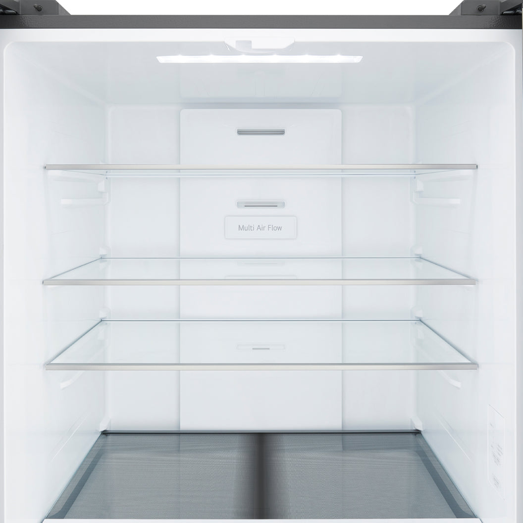 Réfrigérateur porte française à profondeur comptoir 30 po, 18 pi³ 3 portes Inox avec Wi-Fi
