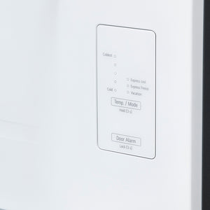 Réfrigérateur porte française à profondeur comptoir 30 po, 18 pi³ 3 portes Inox avec Wi-Fi