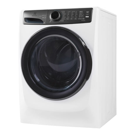 Laveuse à chargement frontal 27 po, 5,2 pi³ Blanc mat avec lavage LuxCare® Plus et SmartBoost®