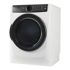 Sécheuse au gaz 27 po, 8,0 pi³ Blanc mat avec LuxCare® Dry et rafraîchissement instantané