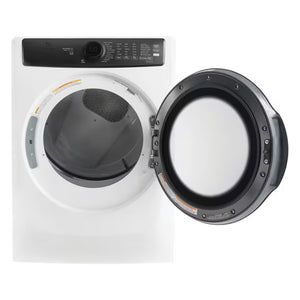 Sécheuse au gaz 27 po, 8,0 pi³ Blanc mat avec LuxCare® Dry et rafraîchissement instantané