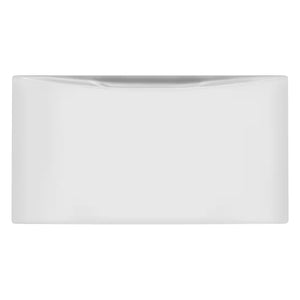 Piédestal Luxury-Glide® Blanc mat avec tiroir de rangement spacieux