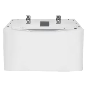 Piédestal Luxury-Glide® Blanc mat avec tiroir de rangement spacieux