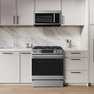 Cuisinière au gaz encastrable 30 po, 5,8 pi³ Inox avec Air Fry et Autonettoyage - Série 300
