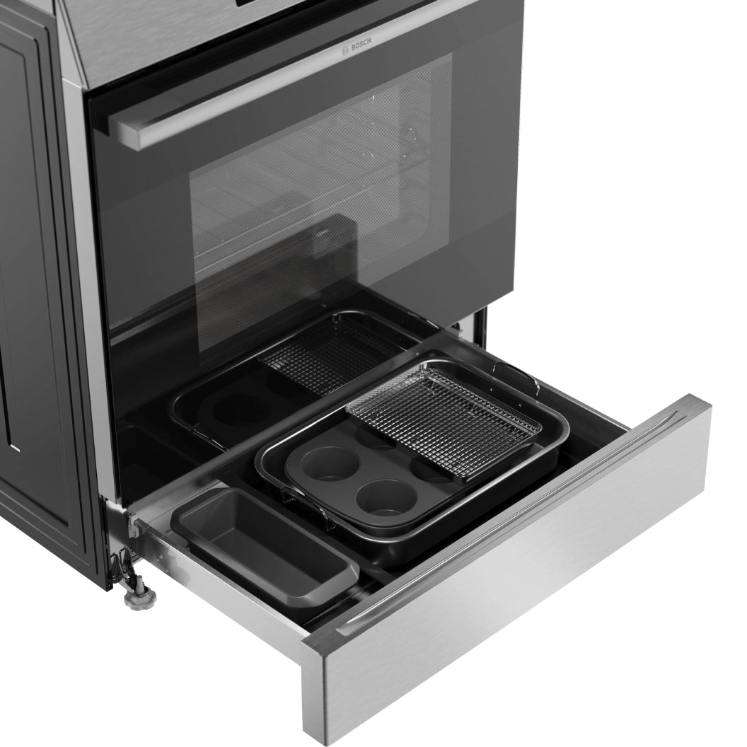 Cuisinière à induction encastrable 30 po, 5,8 pi³ Inox avec Air Fry et Autonettoyage - Série 300