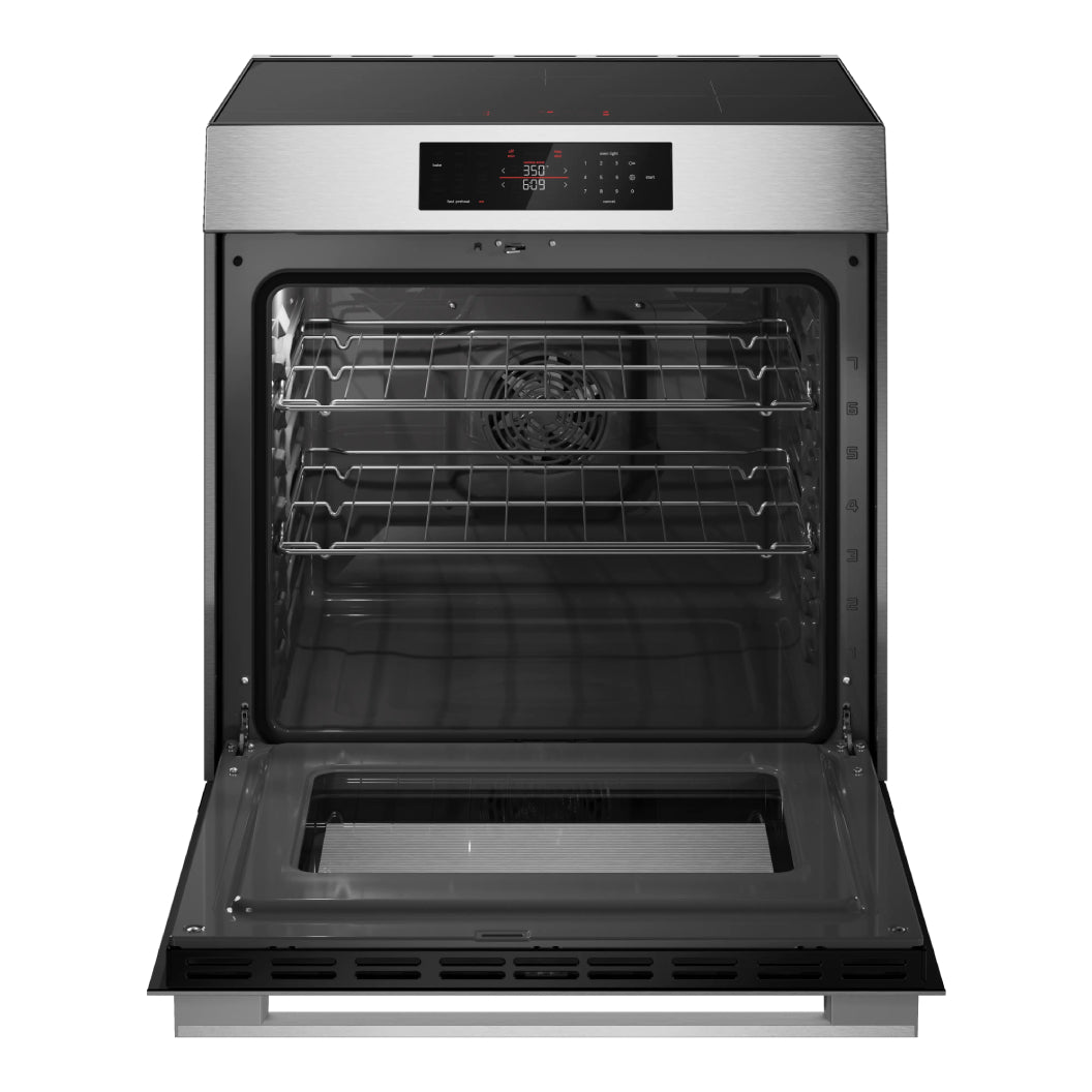 Cuisinière à induction encastrable 30 po, 5,8 pi³ Inox avec Anneau puissant "Boost" - Série 500