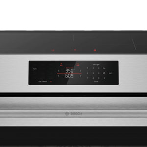 Cuisinière à induction encastrable 30 po, 5,8 pi³ Inox avec Anneau puissant "Boost" - Série 500